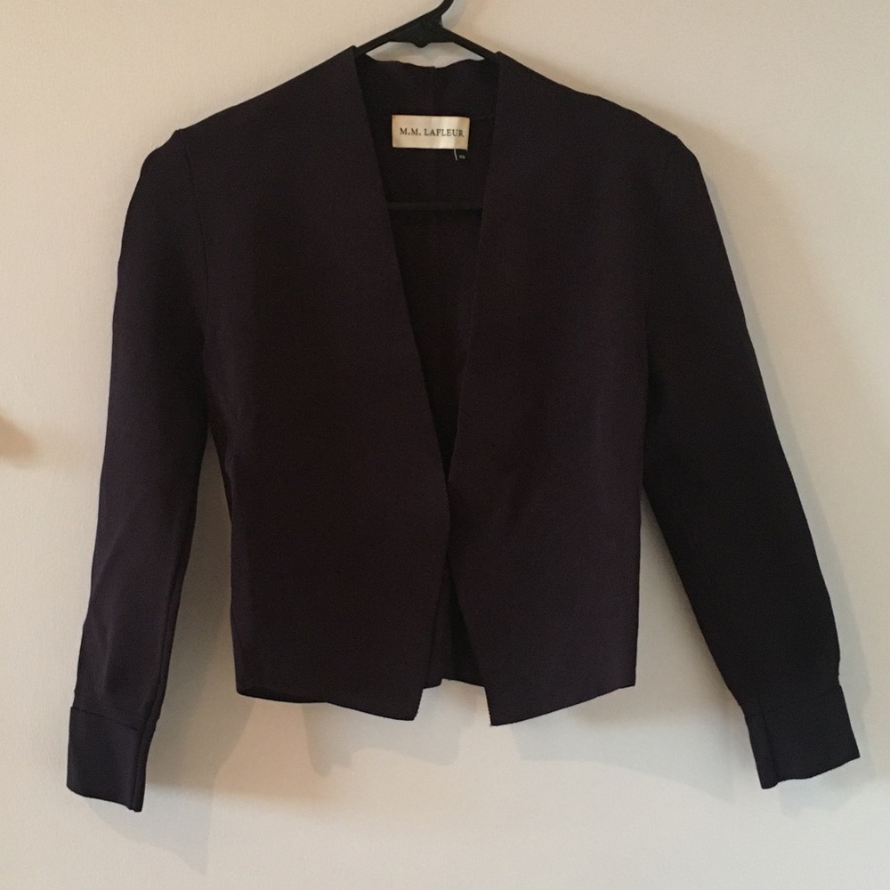 MM.LaFleur XS Aubergine Work Jacket
